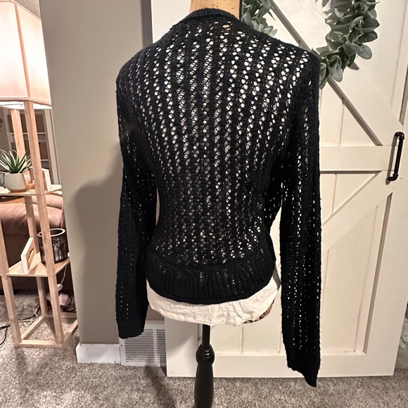 Lauren Conrad open knit cardigan. Women’s Sz L - Picture 3 of 4